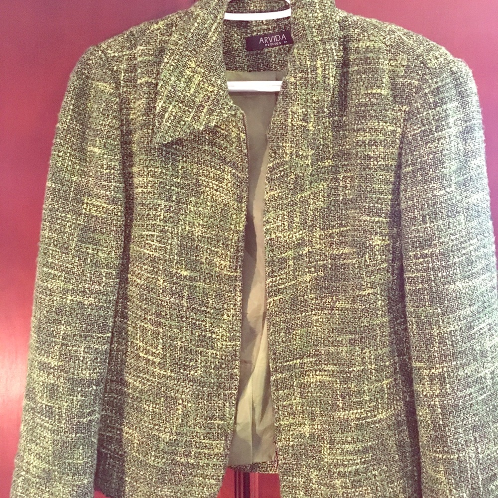 Green Heather Petite Blazer